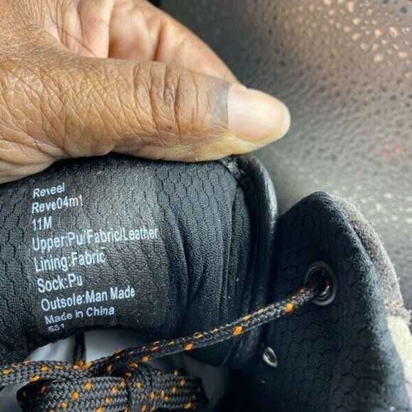 Steve Madden Mens Reveel Sneakers Gray Reve04M1 Le - Picture 9 of 9